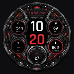 Chrono Edge: Sport Watch Face — Android app icon