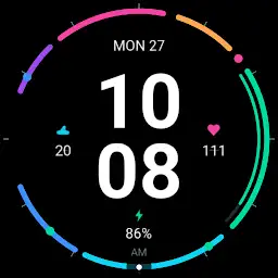 Lumen: Neon Digital Watch Face — Android app icon
