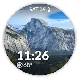 Photo Digital watch face — Android app icon
