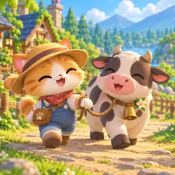 Idle Game Catnipia Town — Android game icon