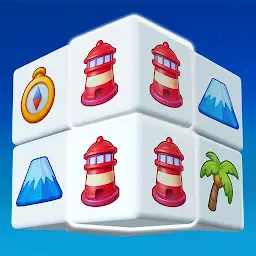 Cube Blast 3D - Tile Mahjong — Android game icon