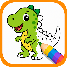 Dino Coloring Game — Android game icon