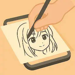Lightbox draw - tracing paper — Android app icon