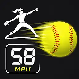 Softball Pitch Speed Radar Gun — Android app icon