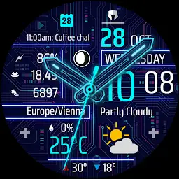 DM185 Cyber Hybrid Watch Face — Android app icon