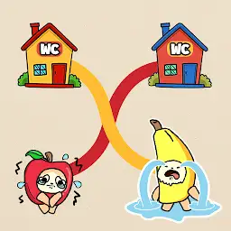 Banana Rush Race: Draw Puzzle — Android game icon