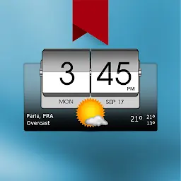 3D Flip Clock & Weather Pro — Android app icon