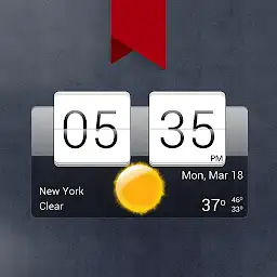 Sense flip clock & weather Pro — Android app icon