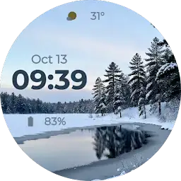 EXD209: Winter Watch Face — Android app icon