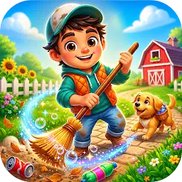 Kids Cleaning: City Cleanup — Android game icon