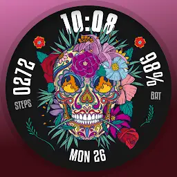 Frida Kahlo - Skull Watch Face — Android app icon