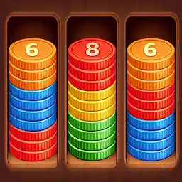 Coin Sort Merge Puzzle — Android game icon