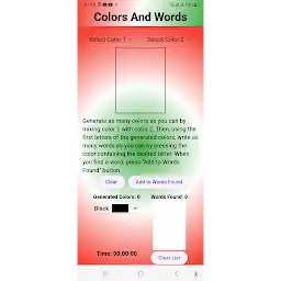 Colors And Words — Android app icon