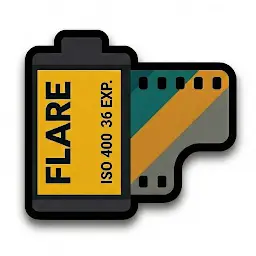 FlareCam -Film Simulations — Android app icon
