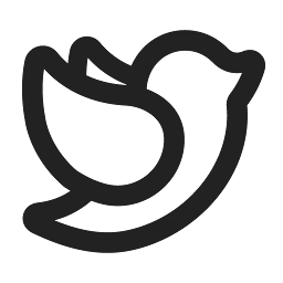 Plume Black Line — Android app icon