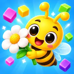 Bee Land: Flower Puzzle — Android game icon