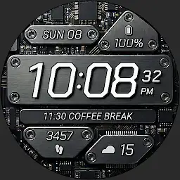 TekWer F3 Digital Watch Face — Android app icon