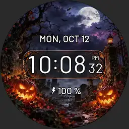 WOW! Halloween D1 Watch Face — Android app icon