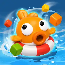 Water Land: Fish & Cube — Android game icon