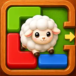 Sheep Slide: Unblock Jam Farm — Android app icon