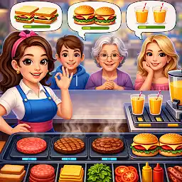Restaurant Diary: Cook & Style — Android game icon