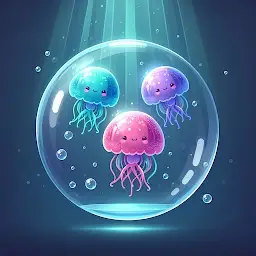 Drop & Sort Jellyfish — Android game icon
