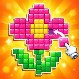 Pixel Tiles Sort — Android game icon