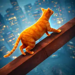 Going Up Cat Runner 3D — Android game icon