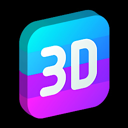 Gradient 3D - Icon Pack — Android app icon