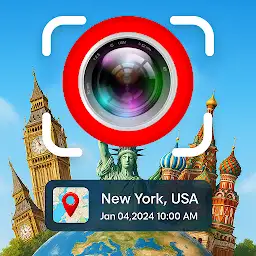 GPS Camera Photo Time Stamp — Android app icon