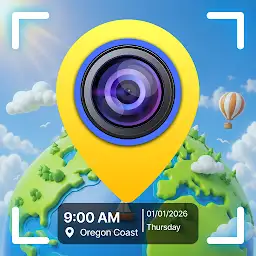 GPS Map Camera - Geotag Photo — Android app icon