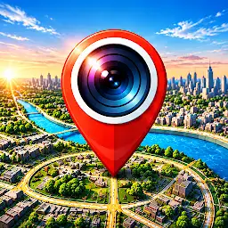 GPS Photo: Map & Stamp — Android app icon