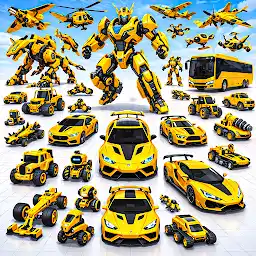 Taxi Car Robot Transformation — Android game icon