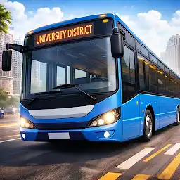 Real City Bus Driving Game 3d — Android game icon