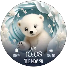 3D Polar Bear — Android app icon