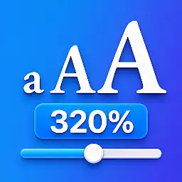 Big Font - Change Text Size — Android app icon