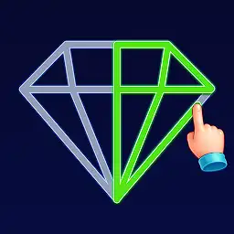 One Line Drawing: Link Dots — Android game icon