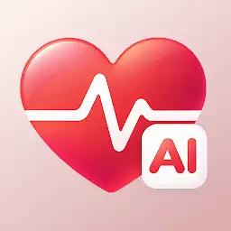 Heart.AI:Heart Rate&Vital Logs — Android app icon