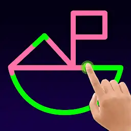 Just Draw the Line Drawing — Android game icon