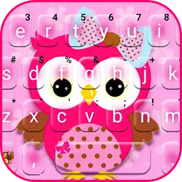 Pinky Owl Keyboard Theme — Android app icon