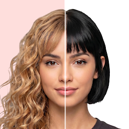 Hairstyle & Hair Color Changer — Android app icon