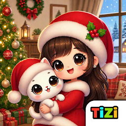 My Cat Town - Tizi Pet Games — Android game icon