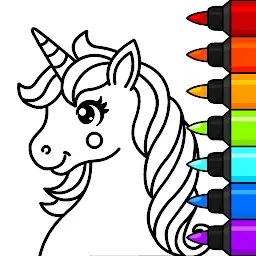 Unicorn Coloring Game For Kids — Android app icon