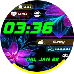 Cyber Flower: Hybrid — Android app icon