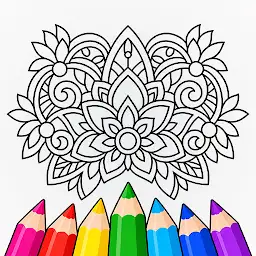 Coloring Book: Color Games — Android app icon