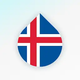 Drops: Learn Iсelandic fast! — Android app icon