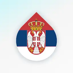 Drops: Learn Serbian — Android app icon