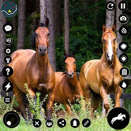 Wild Horse Family Riding Game — Android game icon