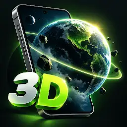3D Live Wallpapers - HD & 4K — Android app icon