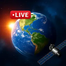 Live 3D Earth Map Viewer — Android app icon
